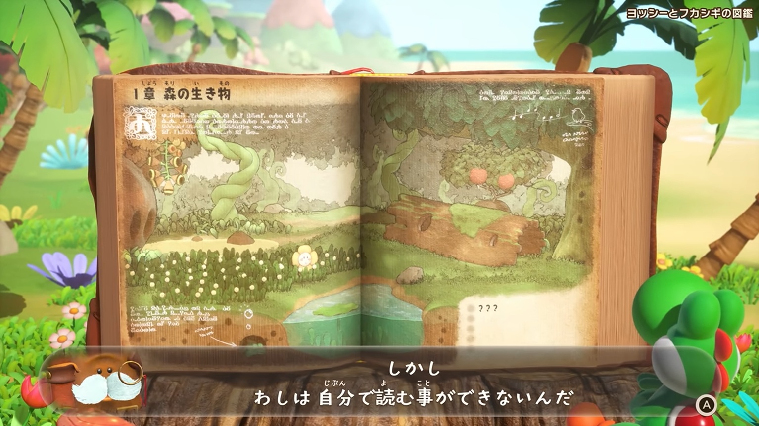 ヨッシーとフカシギの図鑑