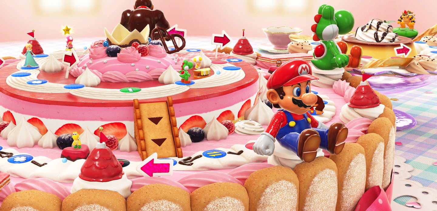マリオパーティ スーパースターズのボード「ピーチのバースデーケーキ」