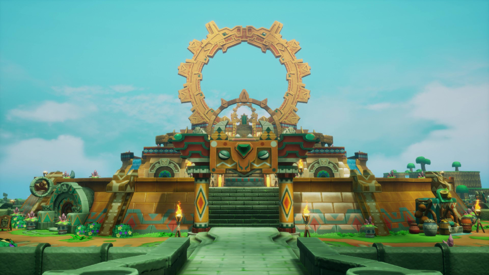 ファンタジーライフiの遺跡がある風景